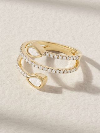 14-Karat Gold Diamond Ring