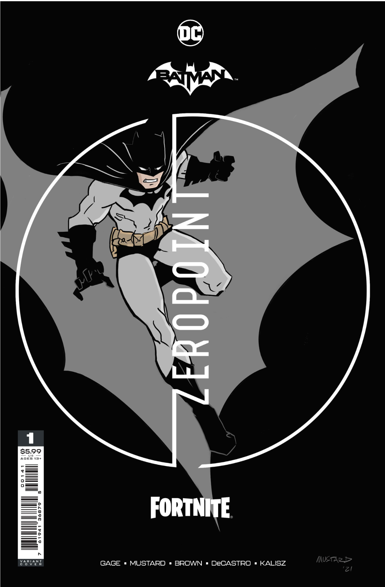 Batman/Fortnite: Zero Point covers