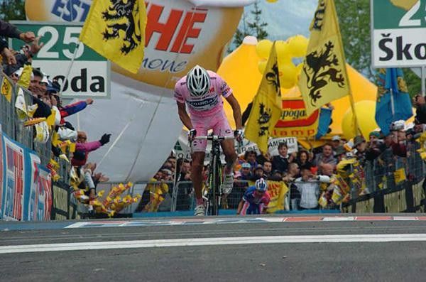 Danilo Di Luca (Liquigas) defended himself well.