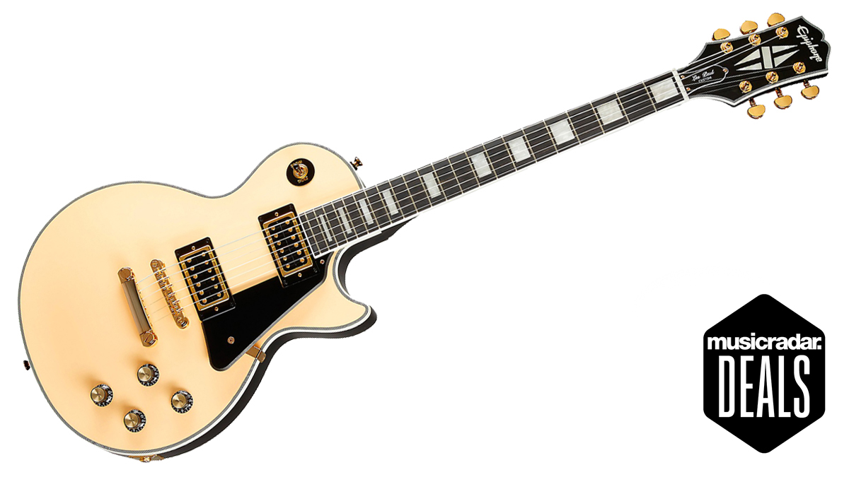 Save $100 on a limited edition Epiphone Les Paul Custom in the