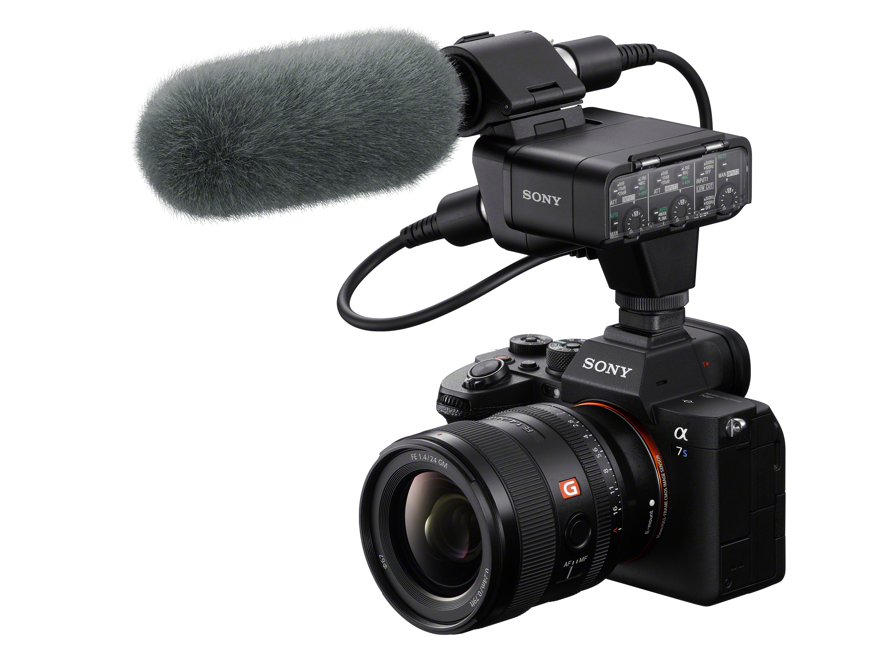 A Sony ECM-778 shotgun microphone