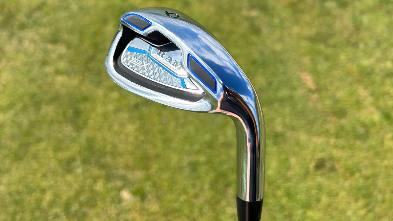 Photo of the irons in the Ram Golf SDX Junior Package Set