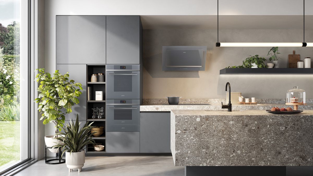 Smeg smart Galileo ovens installed in kitchen