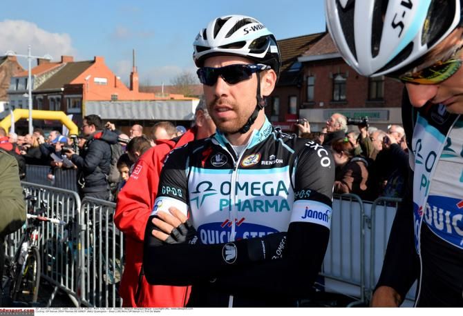 Thomas De Gendt (Omega Pharma-QuickStep) prior to the start of Le Samyn