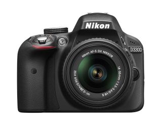 The Nikon D3300 has a pixel count of 24 million and can shoot at up to 5fps