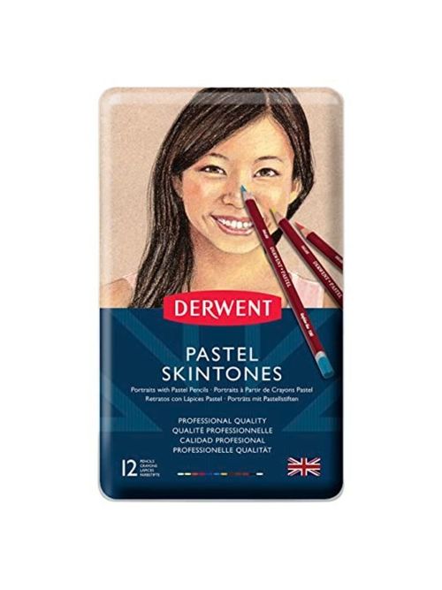 Pastel Pencils, Skintone, 12 Count