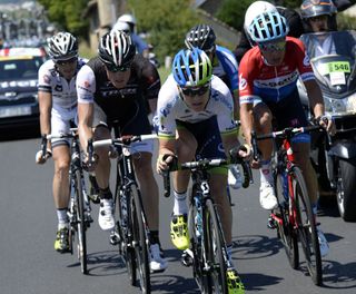 Simon Clarke leads an escape on stage twelve of the 2014 Tour de France
