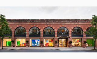The newly refurbished store sits in a former stable building along Marylebone's bustling shopping street