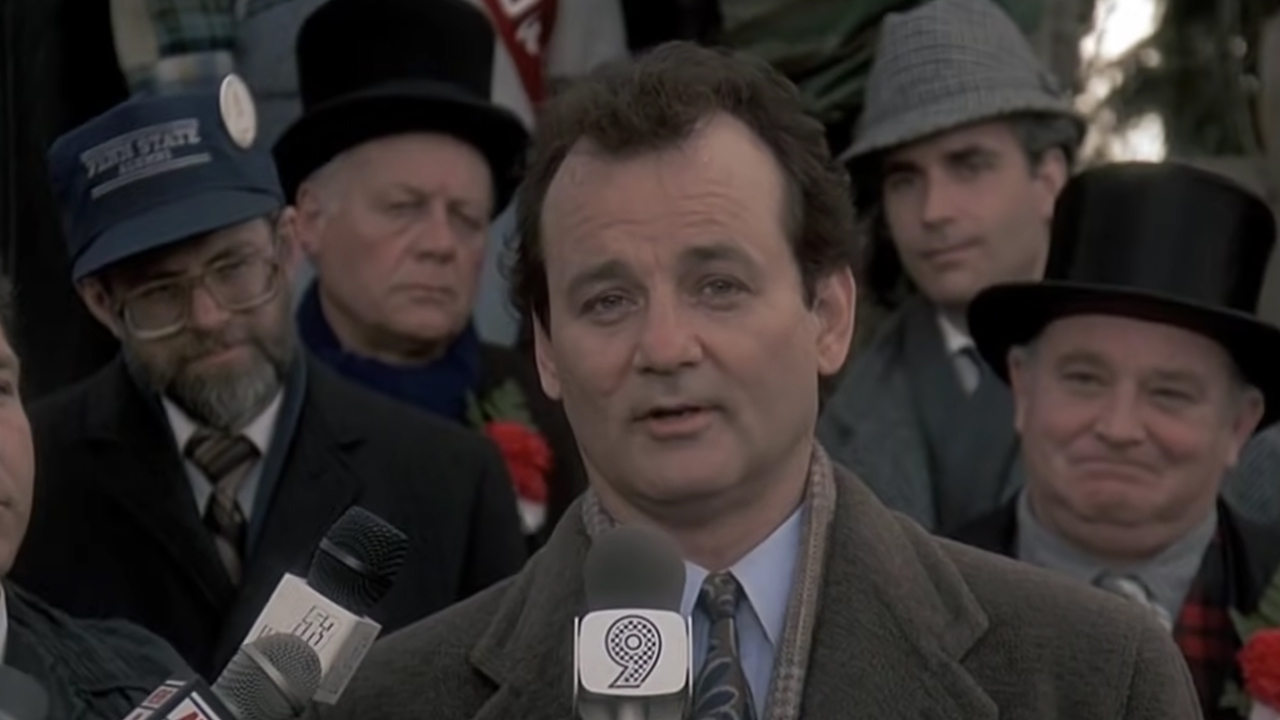 Bill Murray in Groundhog Day