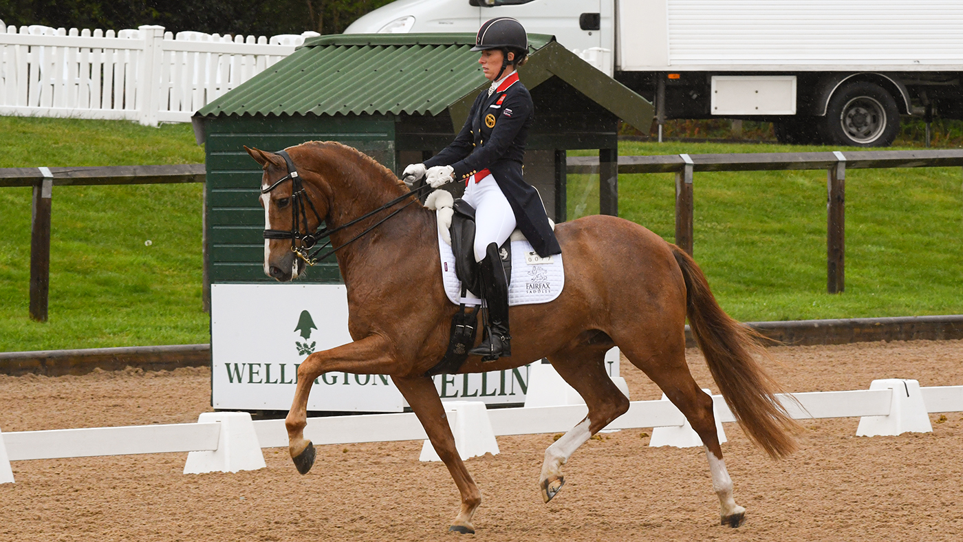 Charlotte Dujardin and Gio at Wellington CDI3*