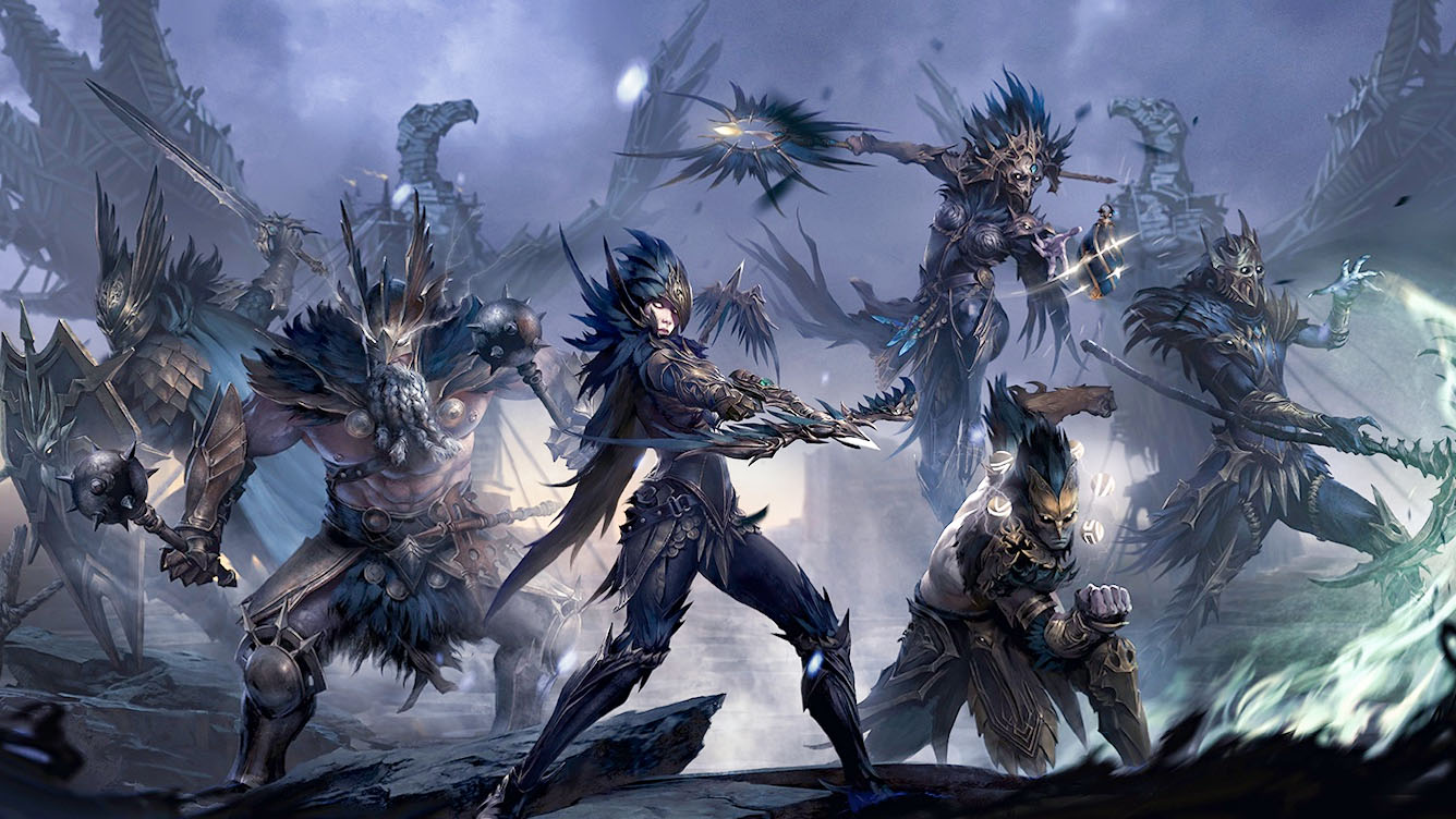 Diablo Immortal — награда за предварительный заказ Diablo 4: Umber Armor Winged Darkness.