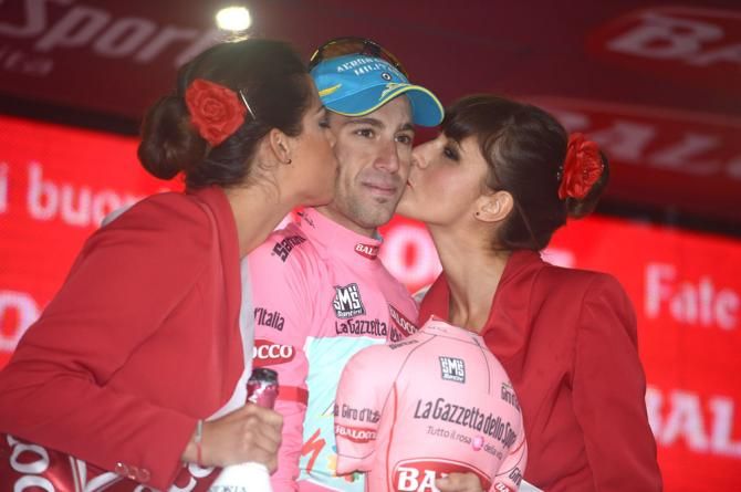 Vincenzo Nibali (Astana) continues as the Giro d'Italia leader after stage 12