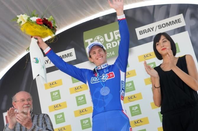 Arnaud D&eacute;mare (FDJ) won stage three