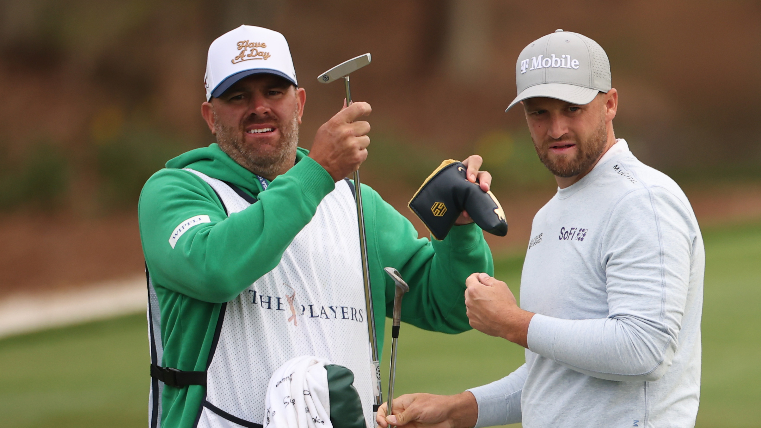 John Ellis and Wyndham Clark during The Players Championship