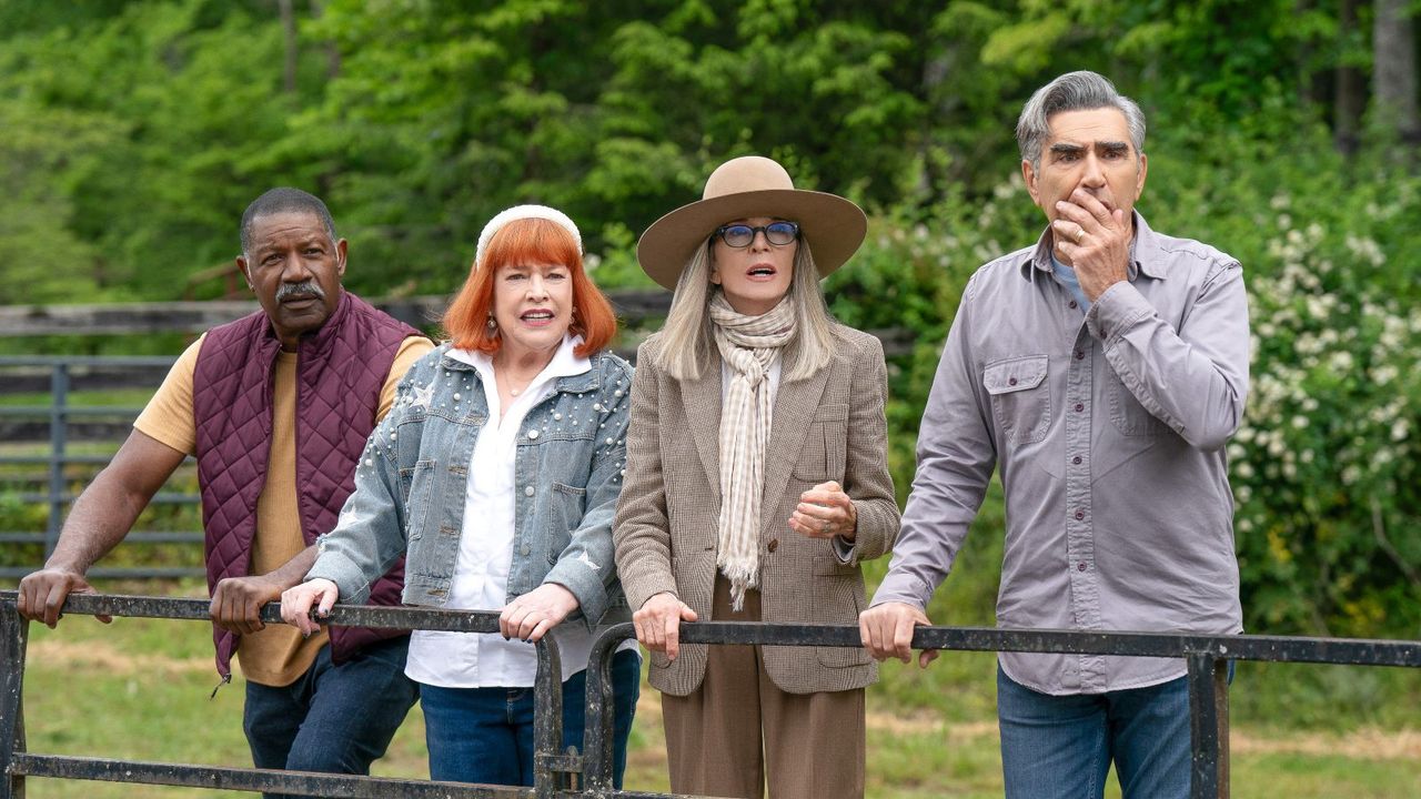Dennis Haysbert, Kathy Bates, Diane Keaton and Eugene Levy in Summer Camp