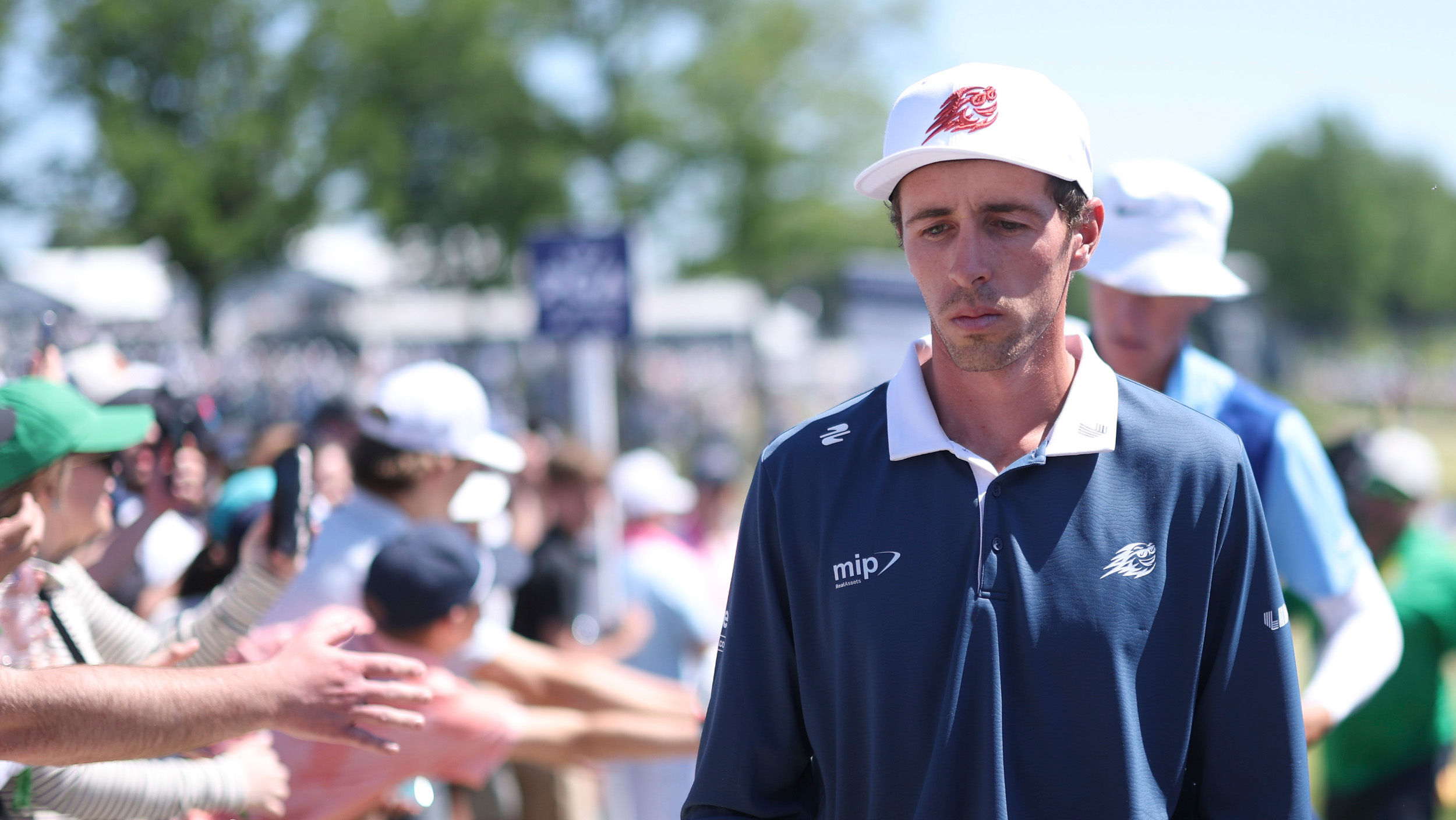 David Puig on day three of the PGA Championship