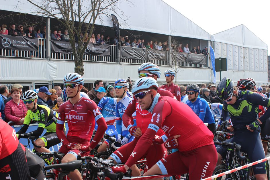 Alexander Kristoff on the start line
