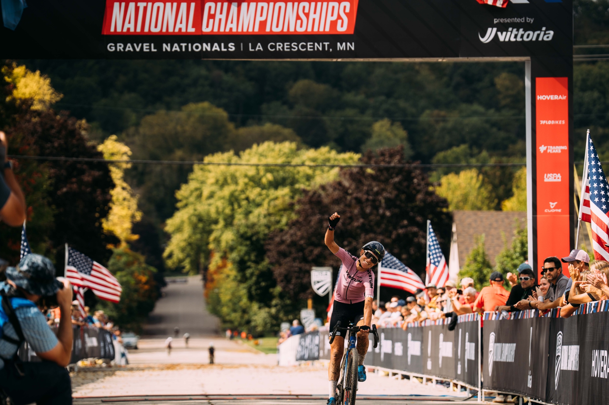 USA Cycling Gravel National Championships 2025 winner Lauren Stephens