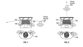 Apple's patent for a virtual acoustic audio system