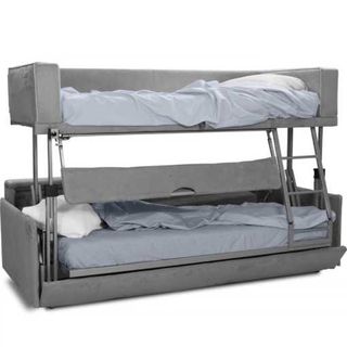 Sofa to bunk bed convertible furniture