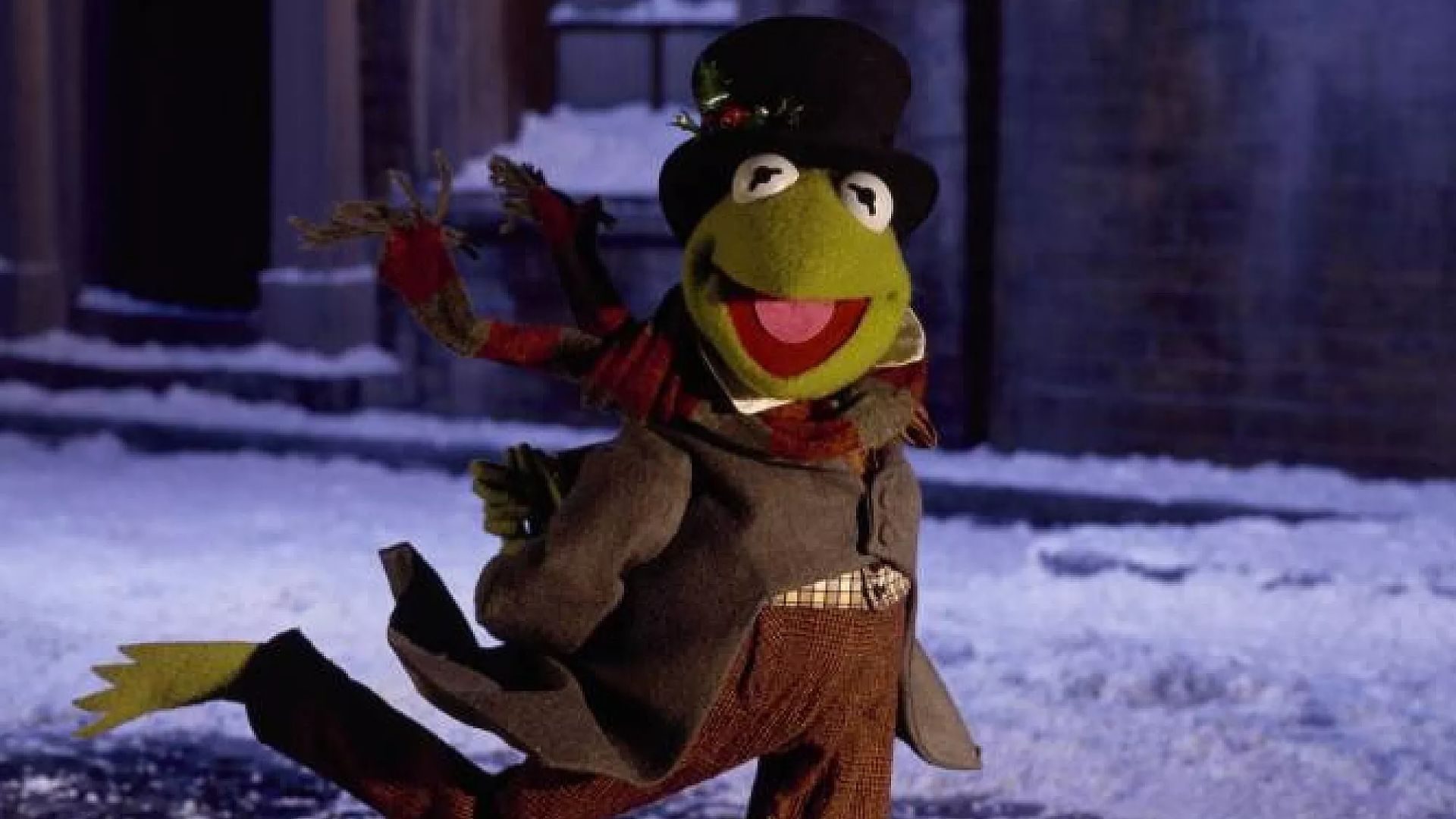 La rana Kermit de Un cuento de Navidad de los Muppets.