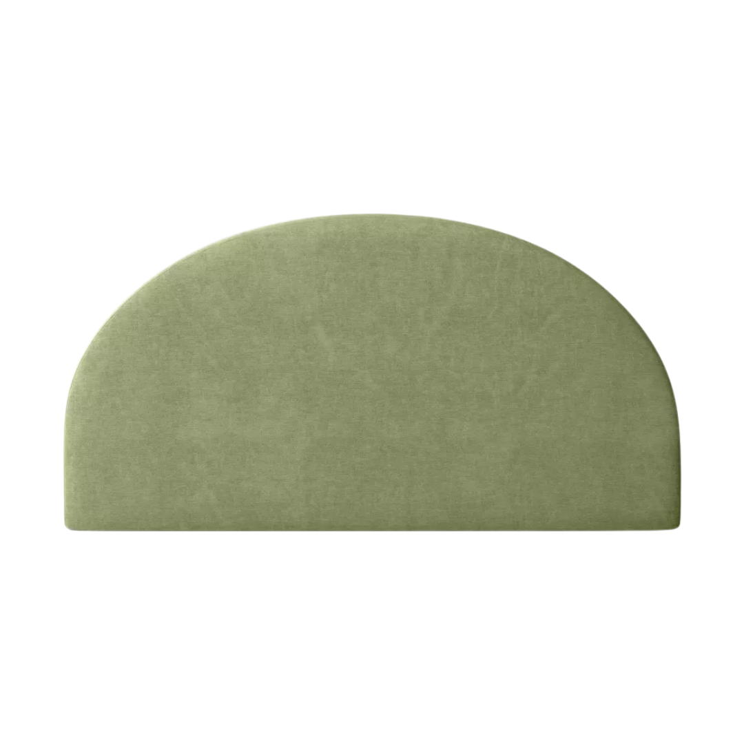 Twin Teen Half-Moon Headboard Classic Velvet Spring - Threshold™ Designed With Studio Mcgee