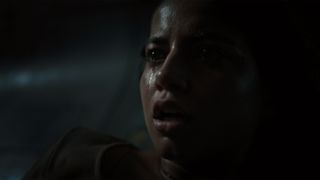 Isabela Merced as Kay in 20th Century Studios' ALIEN: ROMULUS. Photo courtesy of 20th Century Studios. © 2024 20th Century Studios. All Rights Reserved.