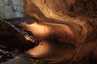The Mulu Caves in Borneo are among the world's largest.