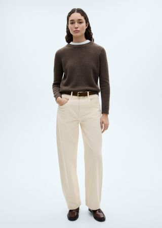 Bet High-Waisted Corduroy Balloon Trousers - Women | Mango Usa