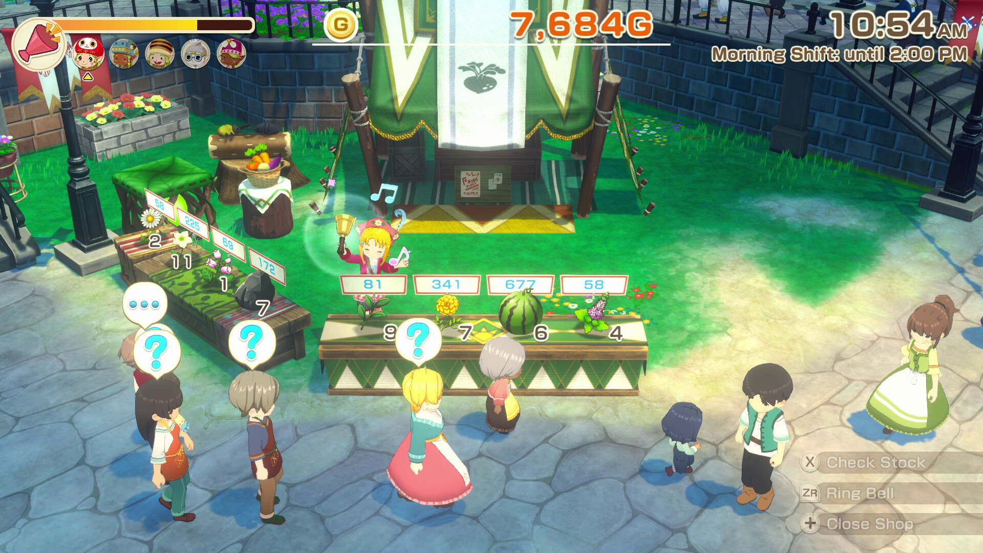 A screenshot of the upcoming RPG STORY OF SEASONS: Grand Bazaar.