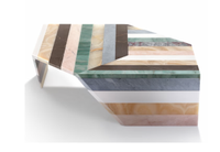 Origami stripes coffee table II by Patricia Urquiola, Artemest