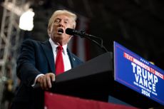 Former President Donald Trump And VP Nominee Sen. JD Vance Hold Rally In St. Cloud, Minnesota