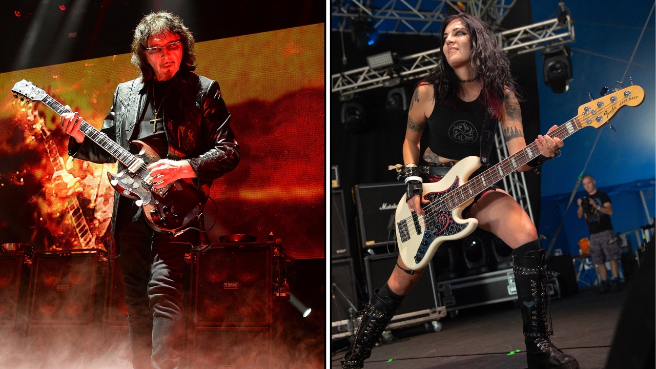 Tony Iommi performs with Black Sabbath onstage at Madison Square Garden. Becky Baldwin of Fury performs live on stage at Bloodstock Festival