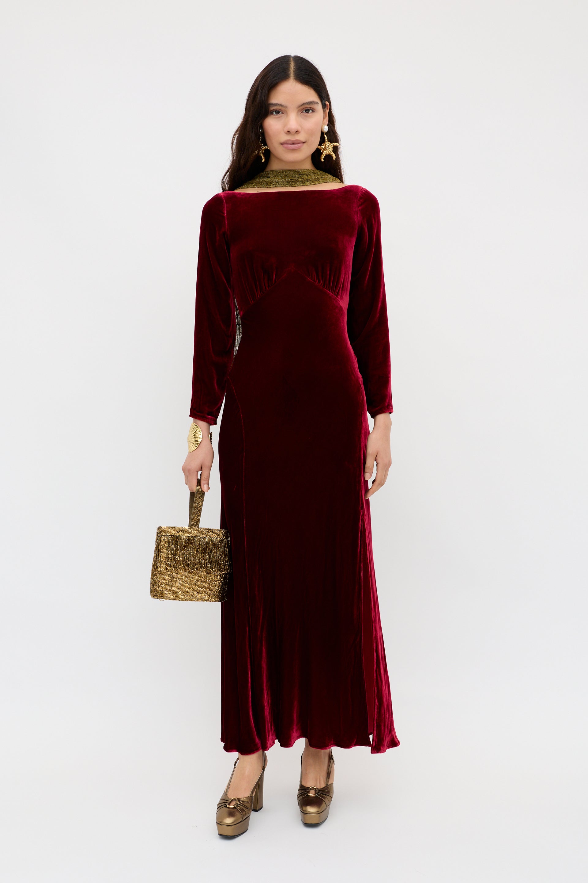 Devina - Burgundy