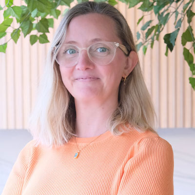 headshot of Rhiannon Phenis head of design at Sola Kitchens