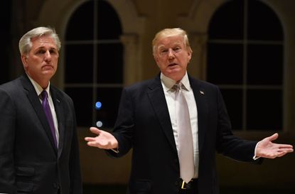 Donald Trump and Kevin McCarthy.