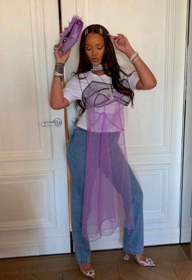 rihanna street style