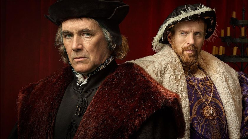 Mark Rylance and Damian Lewis in Wolf Hall: The Mirror and the Light 