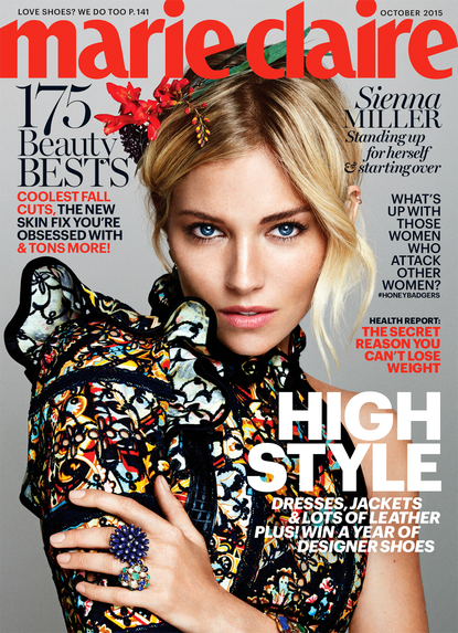 Sienna Miller Interview for Marie Claire October 2015 Cover | Marie Claire