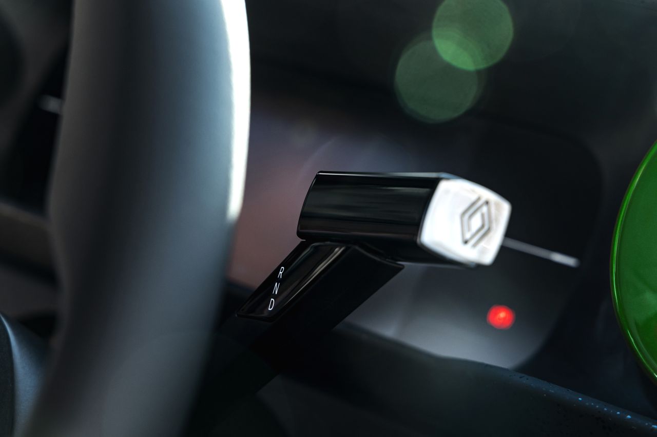 Interiors shots of the renault Twingo