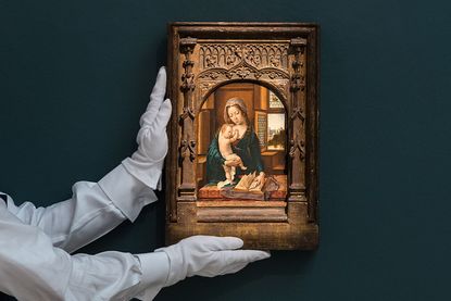A painting by Bernard van Orley "Virgin and Child", Sotheby's auction, Old Masters Sales 