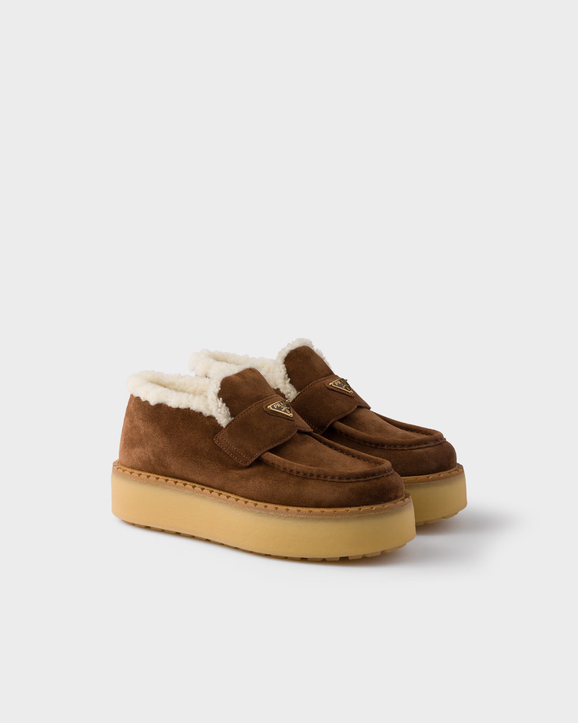 Arizona Shearling-Lined Suede Sandals