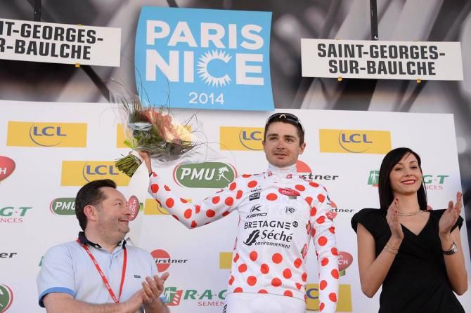 Christophe Laborie (Bretagne - Seche Environnement) in the mountains classification lead at Paris-Nice