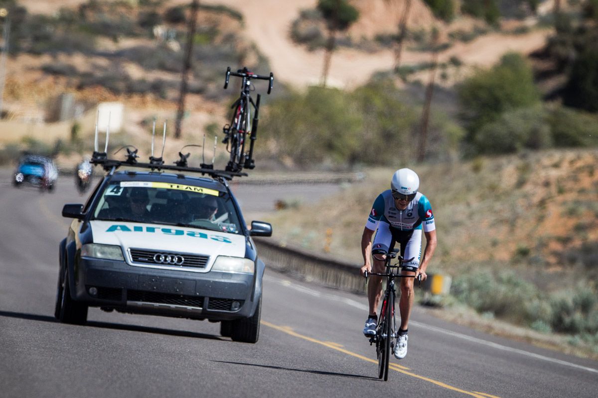 Chris Horner (Airgas) comes up the climb.