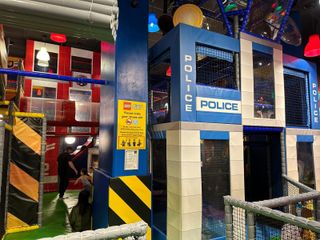 Over 5's Lego City themed soft play area at Legoland Discovery Centre in Birmingham