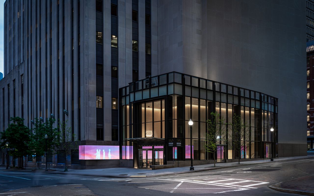 110 High Street's Digital Media Band, by Electrosonic