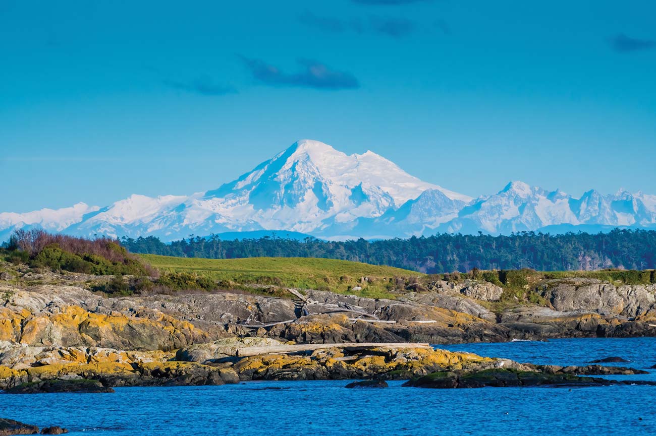 Mount Baker, seen from Vancouver Island
