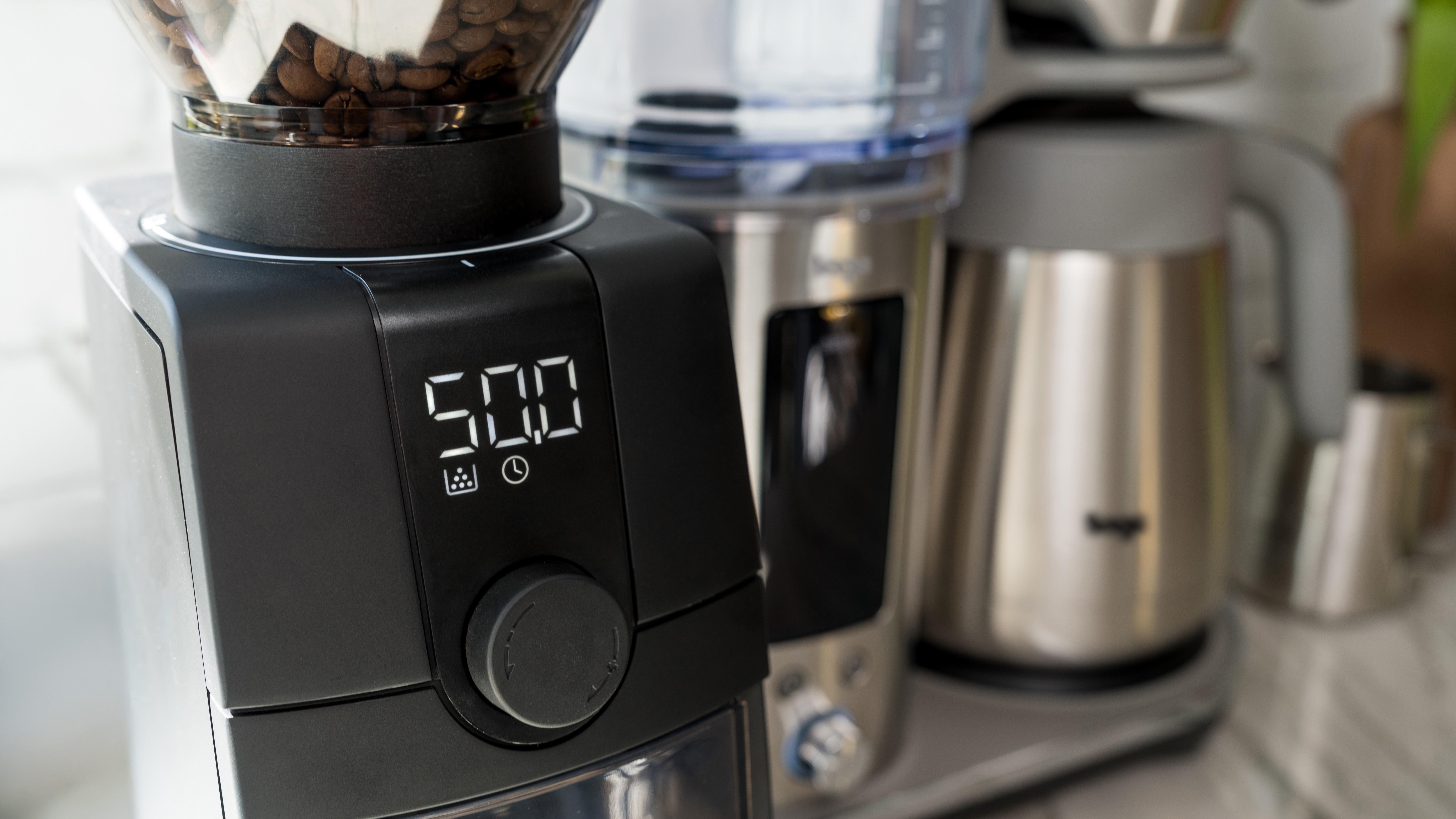 Baratza Encore ESP Pro coffee grinder with Sage Luxe Brewer Thermal coffee maker