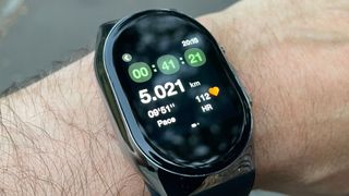 Run recorded using the YHE BP Doctor Pro Blood Pressure Smartwatch