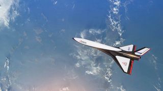 An artist's impression of Dawn Aerospace's Mk-II Aurora space plane.